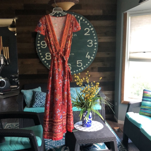 NEW Floral Wrap Maxi Dress - Picture 9 of 9